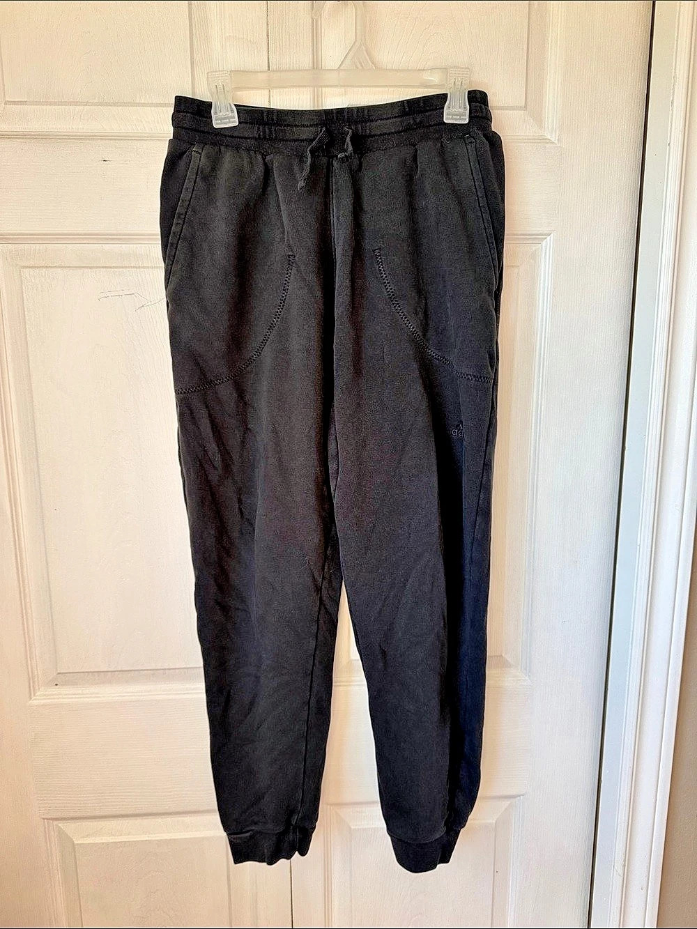 adidas Black Jogger Pants Size Medium